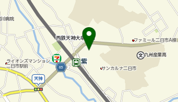 【予約制】Bounce 西日本鉄道紫駅ロッカー収納スポットの地図画像