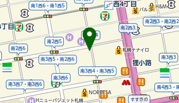 【予約制】Bounce Locker Satsudora Tanukikoji Daio Building Store Storage Spotの地図画像
