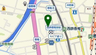 【予約制】Bounce 西鉄香椎駅ロッカー預かりスポットの地図画像