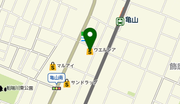 【予約制】Bounce ロッカー ウエルシア姫路亀山店 保管場所の地図画像