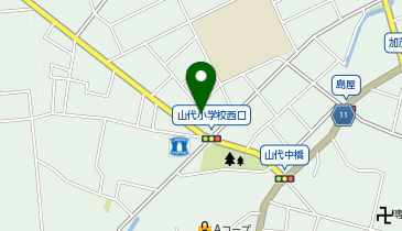 【予約制】Bounce ロッカー ウエルシア 加賀山城温泉店 保管場所の地図画像