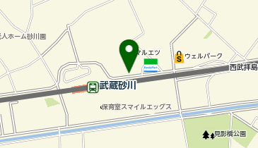 【予約制】Bounce ロッカー マルエツ武蔵砂川預かり所の地図画像