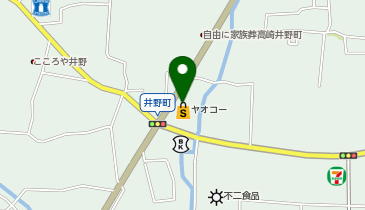 【予約制】Bounce ロッカー ヤオコー高崎伊野店 お預かりスポットの地図画像