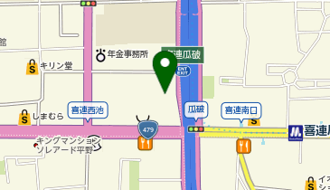 【予約制】Bounce ロッカー生命保険保管場所の地図画像