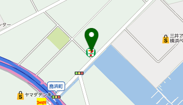 【予約制】Bounce セブンイレブン横浜鳥浜町南店のロッカー保管場所の地図画像