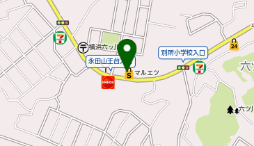 【予約制】Bounce ロッカー マルエツ六ツ川保管所の地図画像