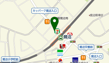【予約制】Bounce セブンイレブン 川崎鷺沼駅前店 ロッカー 収納スポットの地図画像