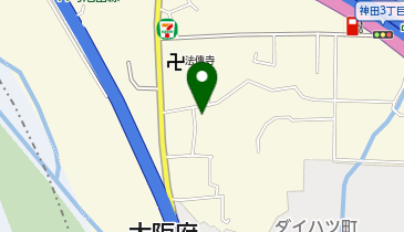 【予約制】Bounce ロッカー ヤマト運輸 池田神田センター 保管場所の地図画像