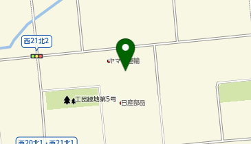 【予約制】Bounce ロッカー ヤマト運輸 帯広北営業所 保管場所の地図画像