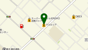 【予約制】Bounce ロッカー ウエルシア泉大津寿店保管場所の地図画像