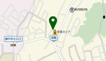 【予約制】Bounce ロッカー京急ストア磯子岡村店保管場所の地図画像