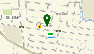 【予約制】Bounce ロッカー ウエルシア 岐阜鷺山店 保管場所の地図画像