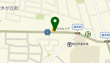 【予約制】Bounce ロッカー ウエルシア四日市並木店 収納スポットの地図画像