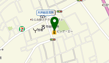 【予約制】Bounce ロッカー ビッグ・エー 大井亀久保店 収納スポットの地図画像