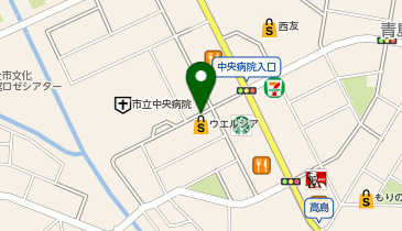 【予約制】Bounce ロッカー ウエルシア富士中央病院店 収納スポットの地図画像