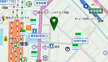 【予約制】Bounce 博多駅筑紫口付近 保管場所の地図画像