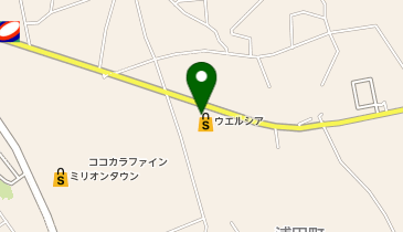 【予約制】Bounce ロッカー ウエルシア泉浦田店 収納スポットの地図画像