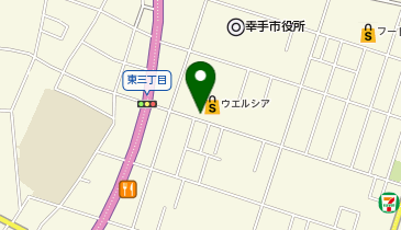 【予約制】Bounce ロッカー ウエルシア幸手東店保管場所の地図画像