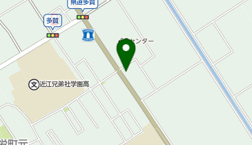 【予約制】Bounce ロッカー ウエルシア近江八幡多賀町店保管場所の地図画像