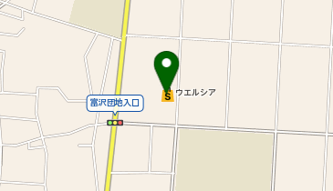 【予約制】Bounce ロッカー ウエルシア太田富沢店 保管場所の地図画像