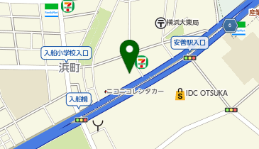 【予約制】Bounce ロッカー ヤマト運輸 鶴見旭町センター 保管場所の地図画像