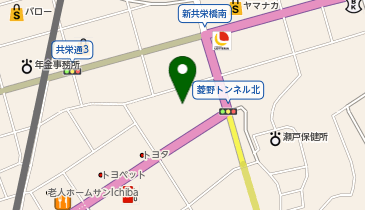 【予約制】Bounce ロッカー ヤマト運輸 瀬戸共栄通り営業所保管場所の地図画像