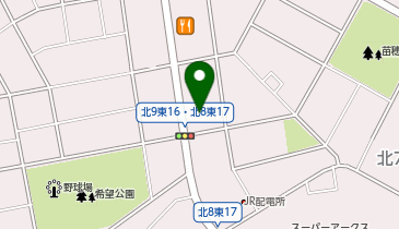 【予約制】Bounce Locker Yamato Transport Sapporo Naebo Center Storage Spotの地図画像