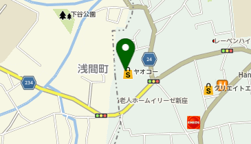 【予約制】Bounce ロッカー ヤオコー新座栗原店 お預かりスポットの地図画像