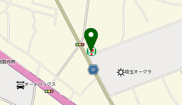 【予約制】Bounce ロッカー セブンイレブン東松山柏崎店 お預かりスポットの地図画像