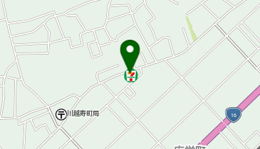 【予約制】Bounce ロッカー セブンイレブン川越寿町1丁目店 保管場所の地図画像