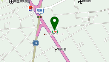 【予約制】Bounce ロッカー セブンイレブン 桶川末広3丁目店 保管スポットの地図画像