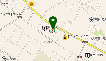 【予約制】Bounce Locker Seven-Eleven Kuki Honmachi 1-chome store Storage Spotの地図画像
