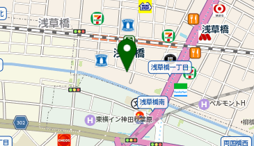 【予約制】Bounce ロッカー ヤマト運輸 浅草橋一丁目センター 保管場所の地図画像