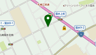 【予約制】Bounce ロッカー ヤマト運輸 札幌菊水センター 保管場所の地図画像