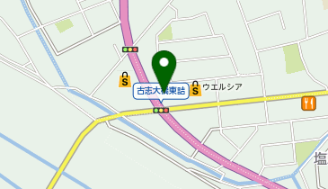 【予約制】Bounce ロッカー ウエルシア出雲塩屋原町店保管場所の地図画像