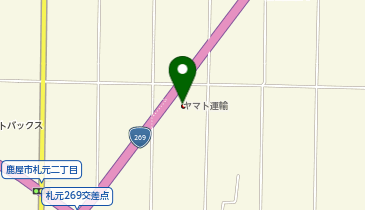 【予約制】Bounce ロッカー ヤマト運輸 鹿屋東営業所 保管スポットの地図画像