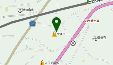 【予約制】Bounce ロッカー ヤオコー皆野店 収納スポットの地図画像