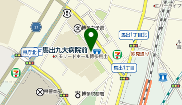 【予約制】Bounce 西日本鉄道吉塚車両営業所ロッカー保管場所の地図画像