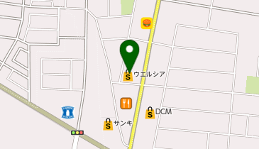 【予約制】Bounce ロッカー ウエルシア小山西城南店 収納スポットの地図画像