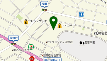 【予約制】Bounce ロッカー ヤオコー相模原鹿沼台店 お預かりスポットの地図画像