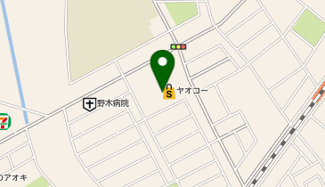 【予約制】Bounce ロッカー ヤオコー野木店 保管場所の地図画像