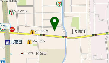 【予約制】Bounce ロッカー ヤマト運輸北花田センター保管場所の地図画像
