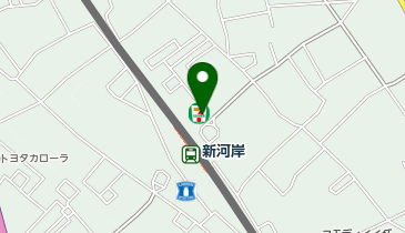 【予約制】Bounce セブンイレブン新鹿駅東口ロッカー保管場所の地図画像