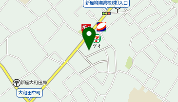 【予約制】Bounce ロッカー セブンイレブン 新座大和田店 保管場所の地図画像