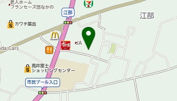 【予約制】Bounce ロッカー ヤマト運輸 信州中野センター 保管場所の地図画像