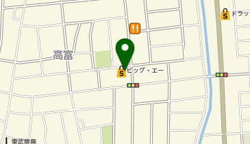 【予約制】Bounce ロッカー ビッグ・エー 吉川高富店 収納スポットの地図画像