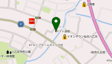 【予約制】Bounce ロッカー ヤマト運輸 仙台八乙女センター 保管場所の地図画像