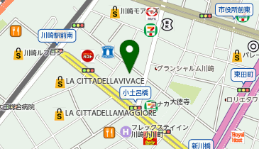 【予約制】Bounce セブンイレブン川崎仲見通り店のロッカー保管場所の地図画像