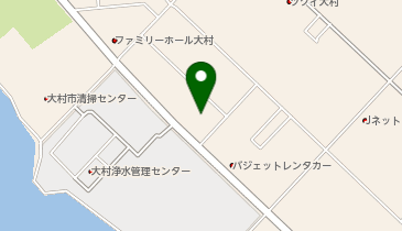 【予約制】Bounce ロッカー ヤマト運輸 大村空港センター 保管場所の地図画像