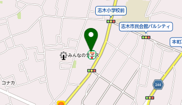 【予約制】Bounce ロッカー セブンイレブン 志木柏町4丁目店 収納スポットの地図画像